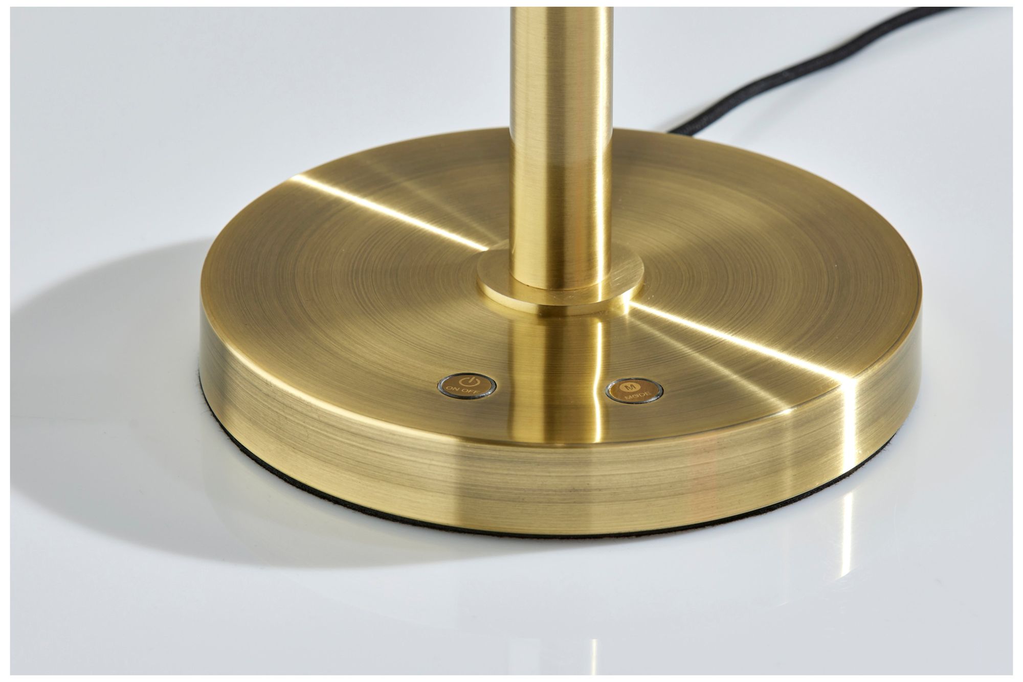 Image 6 Adesso Zane LED Desk Lamp w. Smart Switch - Antique Brass more views