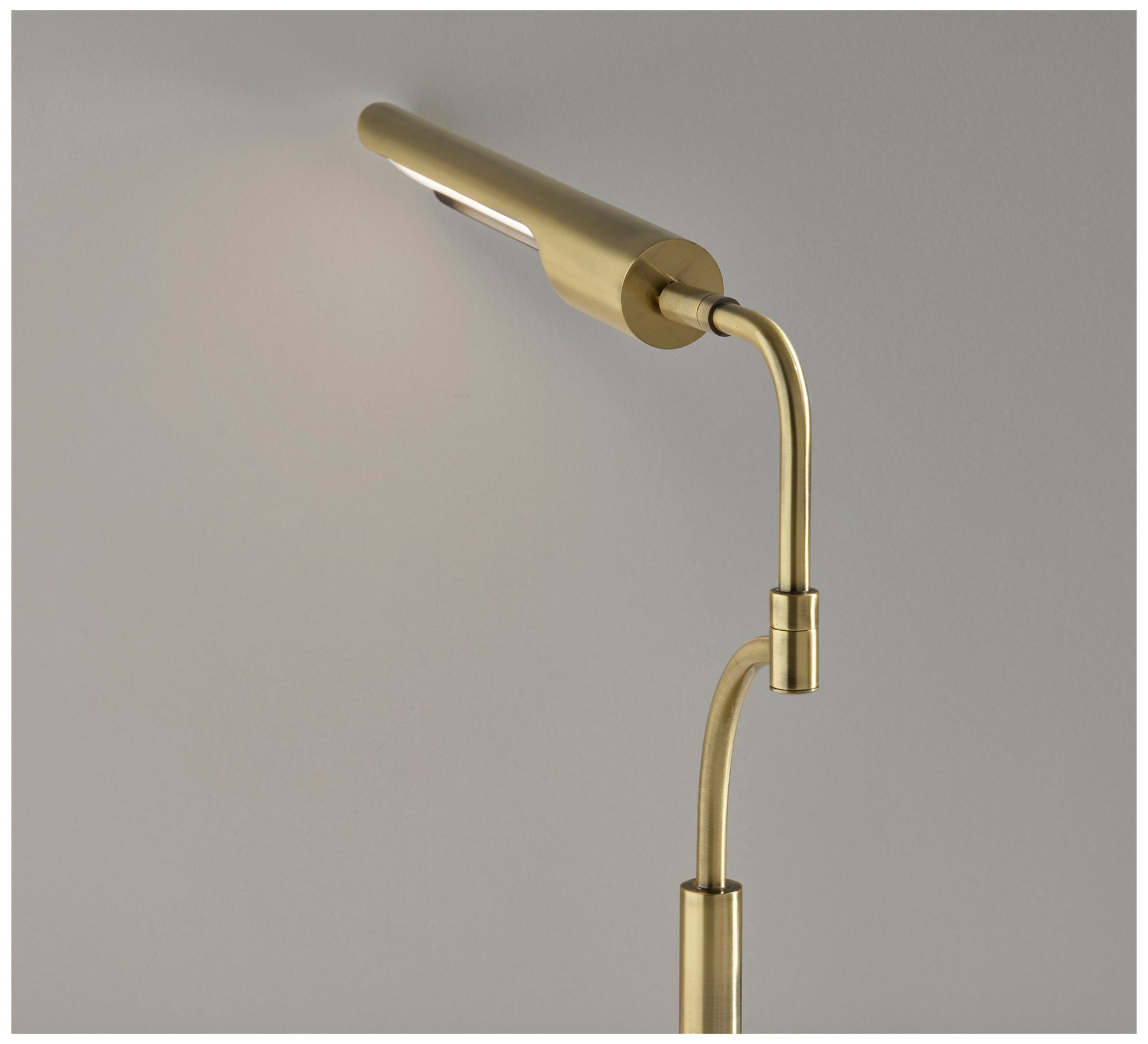 Image 7 Adesso Zane LED Desk Lamp w. Smart Switch - Antique Brass more views