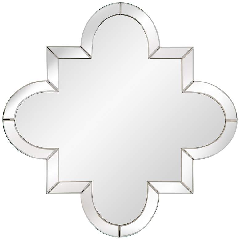 Image 1 Adira Clear Mirror 30" Quatrefoil Wall Mirror