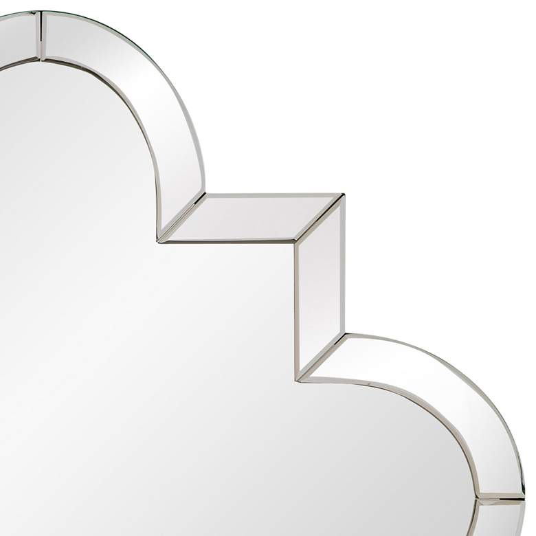 Image 2 Adira Clear Mirror 30" Quatrefoil Wall Mirror more views