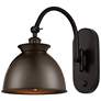 Adirondack 12" High Oil-Rubbed Bronze Adjustable Wall Sconce