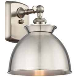 Adirondack 12"H Brushed Satin Nickel Wall Sconce