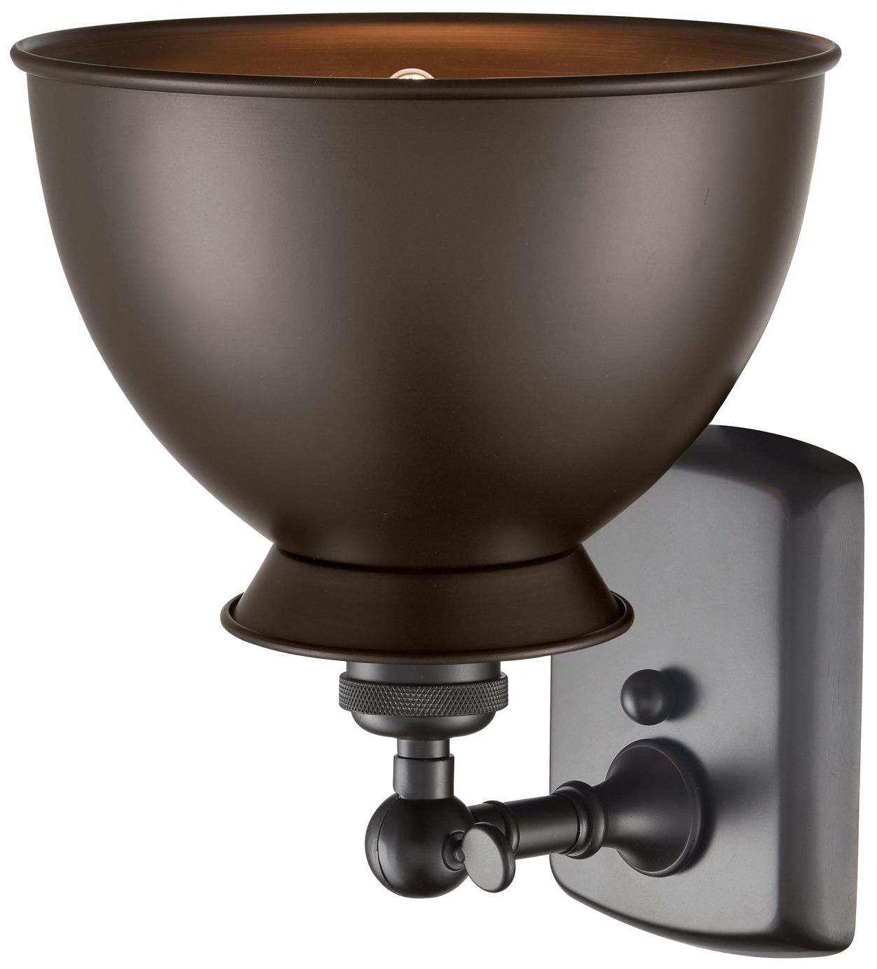 Image 2 Adirondack 12"High Oil Rubbed Bronze LED Sconce w/ Oil Rubbed Bronze S more views