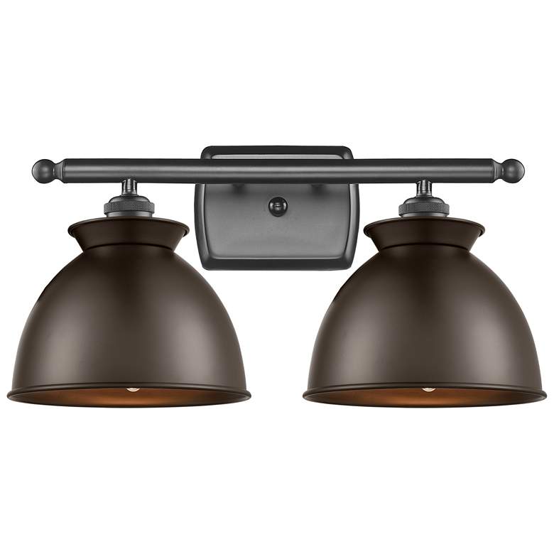 Image 1 Adirondack 18"W 2 Light Oil Rubbed Bronze LED Bath Light