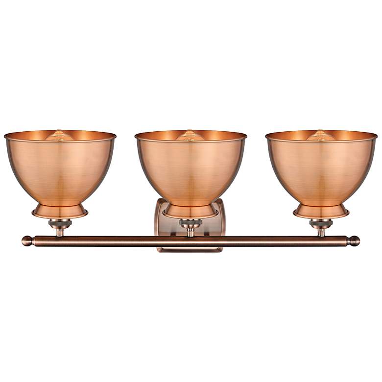 Image 3 Adirondack 28"W 3 Light Antique Copper Bath Light With Antique Copper more views