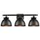 Adirondack 3 Light 28" LED Bath Light - Matte Black - Matte Black Shad