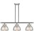 Adirondack 36"W Brushed Satin Nickel 3-Light Island Pendant