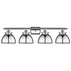 Adirondack 38"W 4 Light Polished Chrome Bath Light w/ Polished Chrome