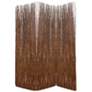 Adirondack 63"W Brown Willow Branches Screen/Room Divider