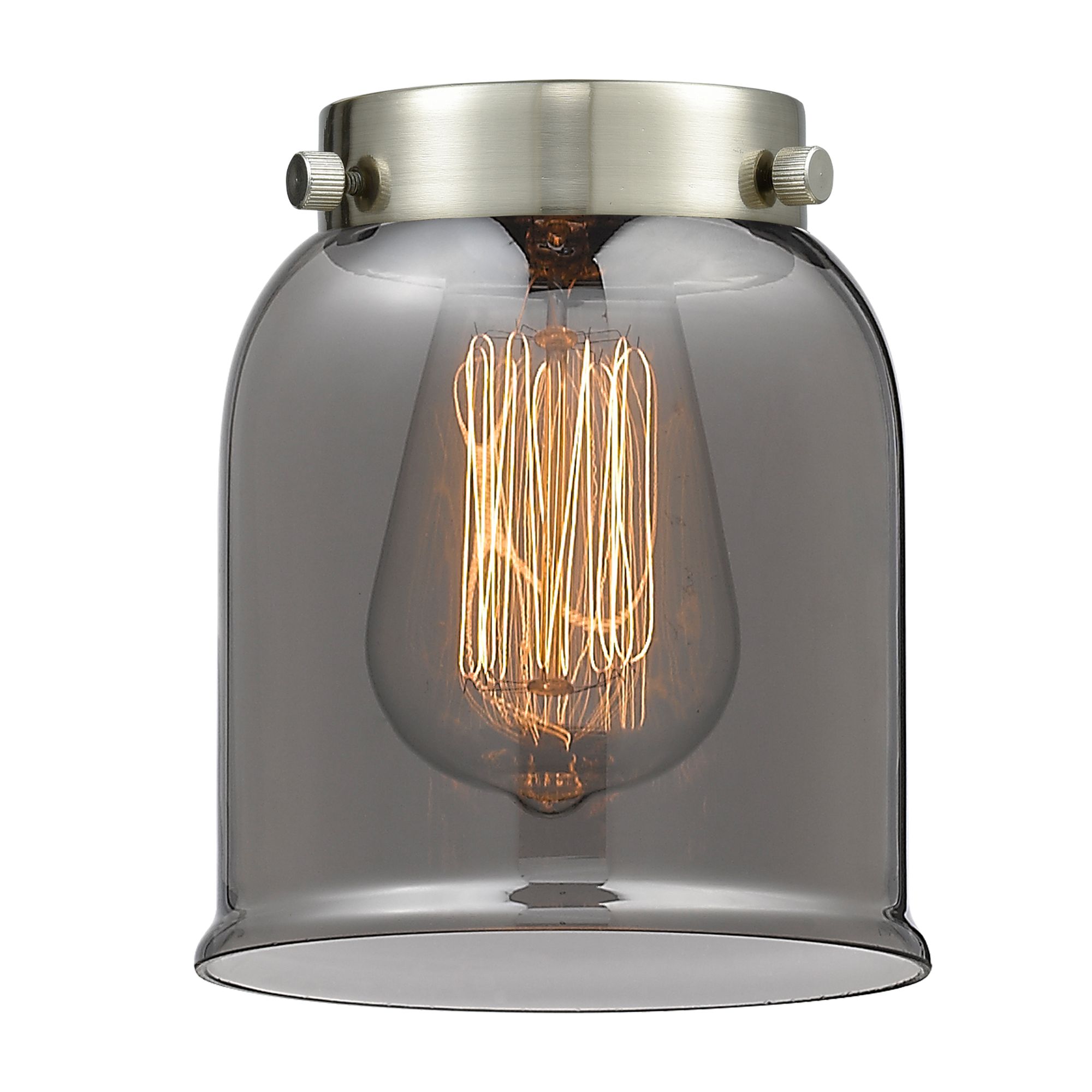 Image 4 Adirondack 8.13"W Brushed Nickel Corded Mini Pendant w/ Glossy White S more views