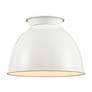 3_Adirondack 8.13"W Brushed Nickel Stem Mini Pendant w/ Glossy White Sha more views
