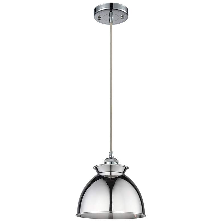 Image 1 Adirondack 8.13"W Polished Chrome Corded Mini Pendant