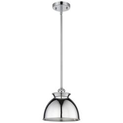 Adirondack 8.13"W Polished Chrome Stem Mini Pendant