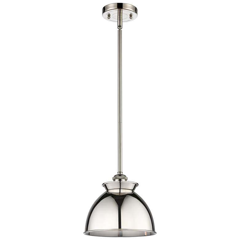 Image 1 Adirondack 8.13"W Polished Nickel Stem Mini Pendant