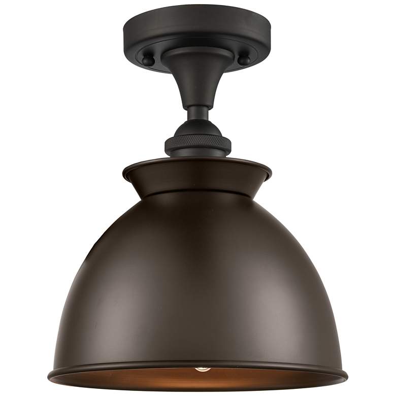 Image 1 Adirondack 8 1/4" Wide Oil-Rubbed Bronze LED Ceiling Light
