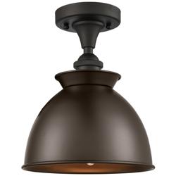 Adirondack 8 1/4" Wide Oil-Rubbed Bronze LED Ceiling Light