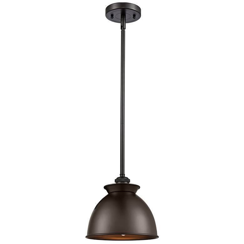 Image 1 Adirondack 8 1/4" Wide Oil-Rubbed Bronze Mini Pendant