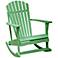 Adirondack Moss Acacia Wood Rocker Chair
