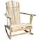 Adirondack Unfinished Acacia Wood Rocker Chair