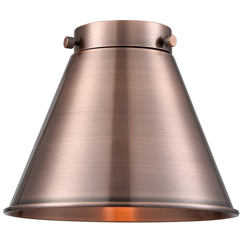 Image 3 Aditi Appalachian 8" Antique Copper Flush Mount more views