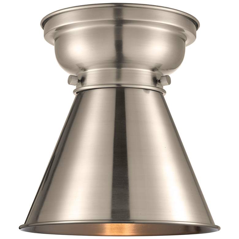Image 1 Aditi Appalachian 8" Brushed Satin Nickel Flush Mount