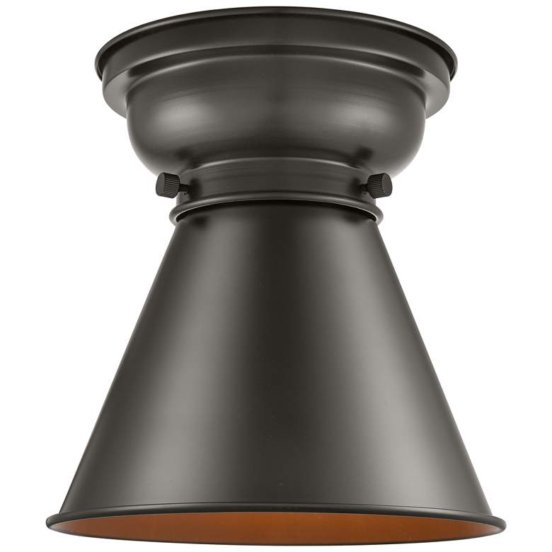 Image 1 Aditi Appalachian 8 inch Wide Bronze Finish Ceiling Light by Innovations