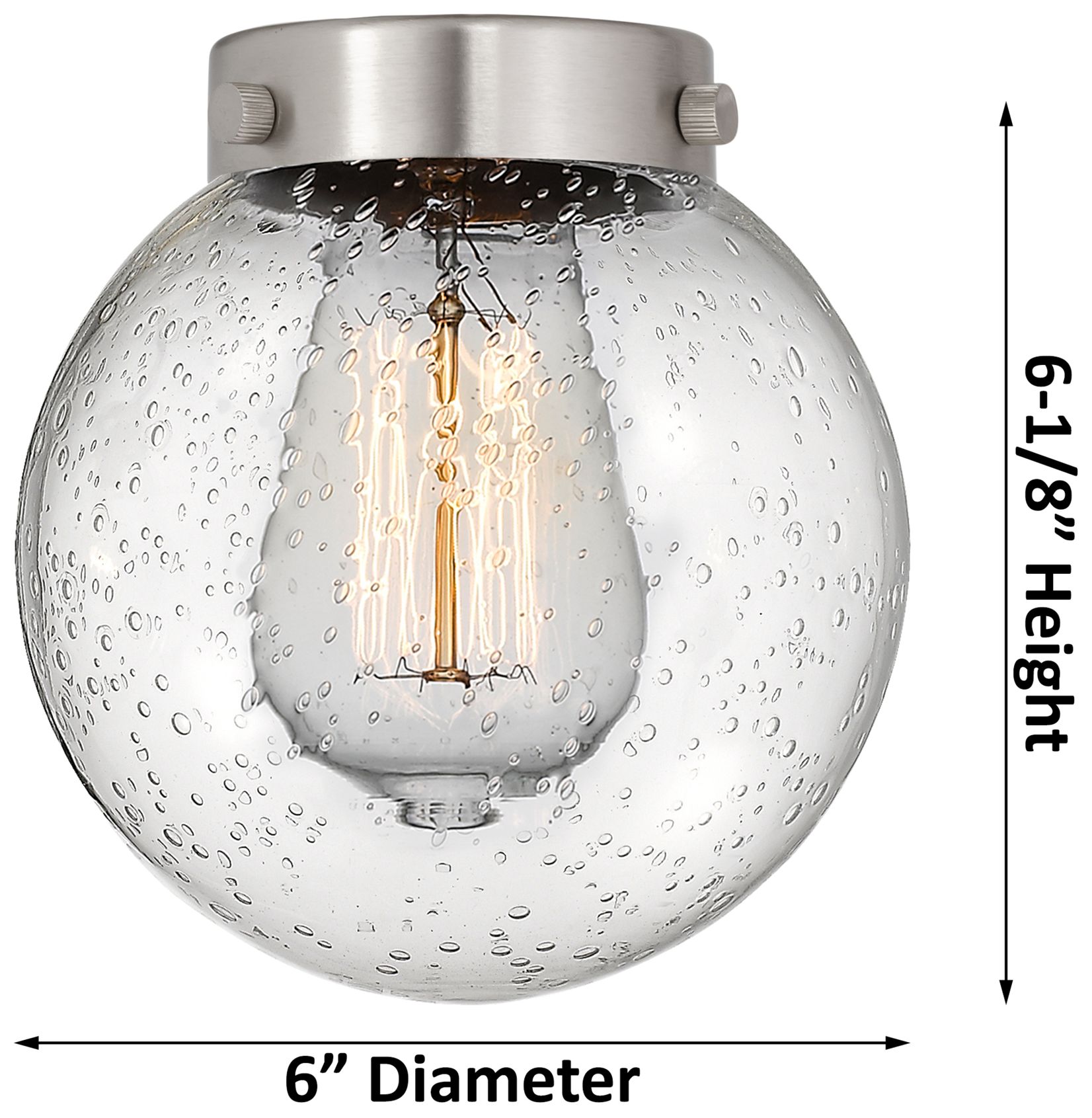 Image 4 Aditi Beacon 6.25"W Oil Rubbed Bronze Flush Mount w/ Matte White Shade more views