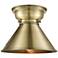 Aditi Briarcliff 10" LED Flush Mount - Antique Brass - Antique Brass S