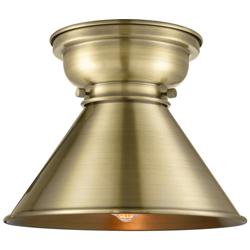 Aditi Briarcliff 10" LED Flush Mount - Antique Brass - Antique Brass S