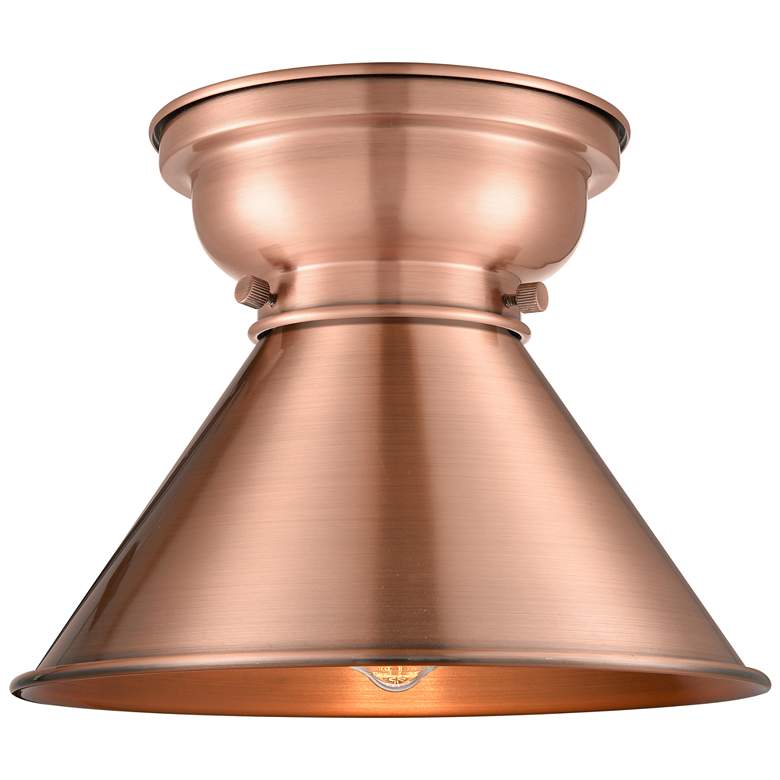 Image 1 Aditi Briarcliff 10" LED Flush Mount - Antique Copper