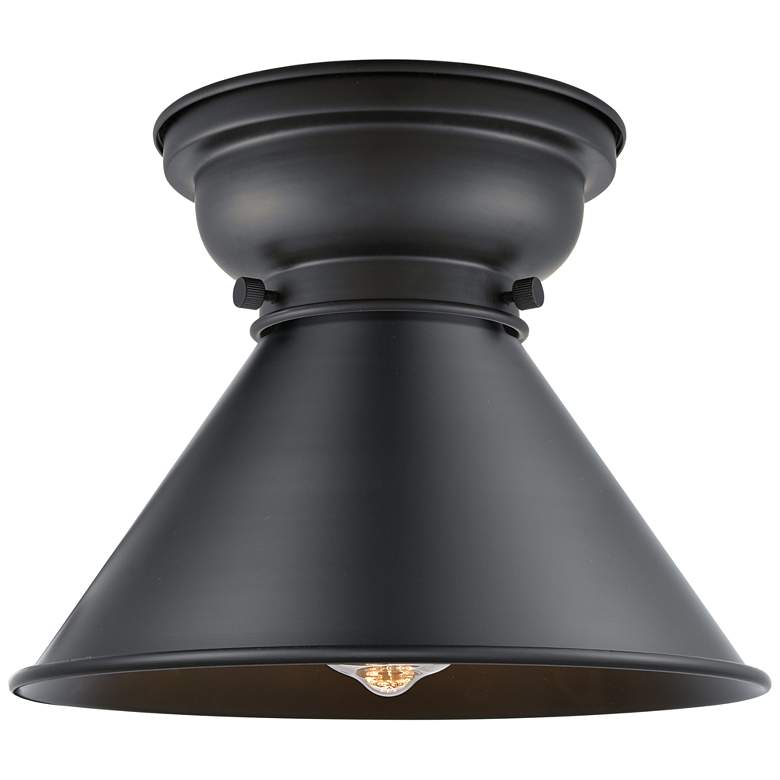 Image 1 Aditi Briarcliff 10" LED Flush Mount - Matte Black - Matte Black Shade