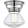Aditi Olean 7" LED Flush Mount - Polished Chrome - Clear Shade
