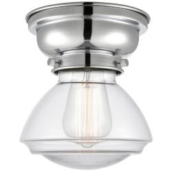 Aditi Olean 7" LED Flush Mount - Polished Chrome - Clear Shade