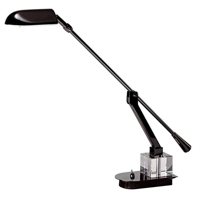 Image 1 Adjustable Arm Black-Chrome LED Desk Lamp