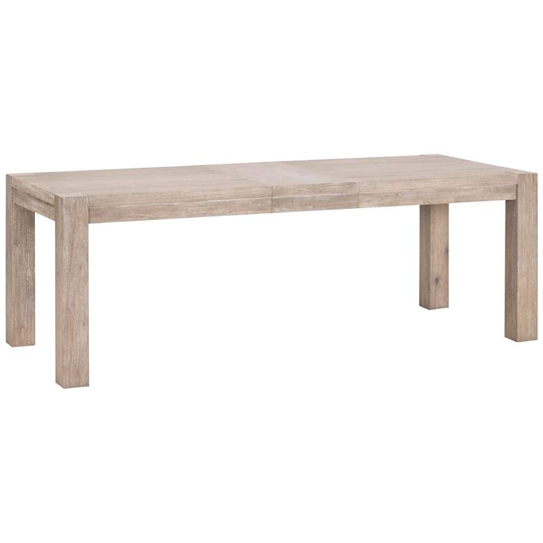 Image 2 Adler 102 1/2 inch Wide Natural Gray Extendable Dining Table