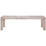 Adler 102 1/2" Wide Natural Gray Extendable Dining Table