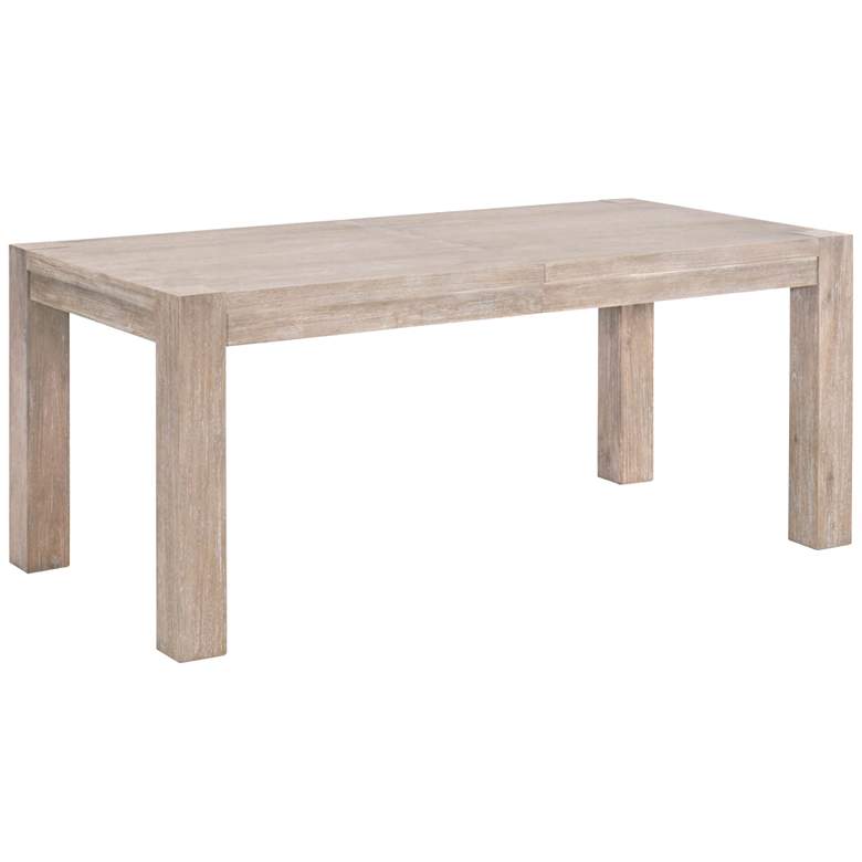 Image 5 Adler 102 1/2" Wide Natural Gray Extendable Dining Table more views