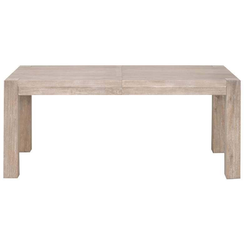 Image 6 Adler 102 1/2" Wide Natural Gray Extendable Dining Table more views