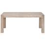 Adler 102 1/2" Wide Natural Gray Extendable Dining Table