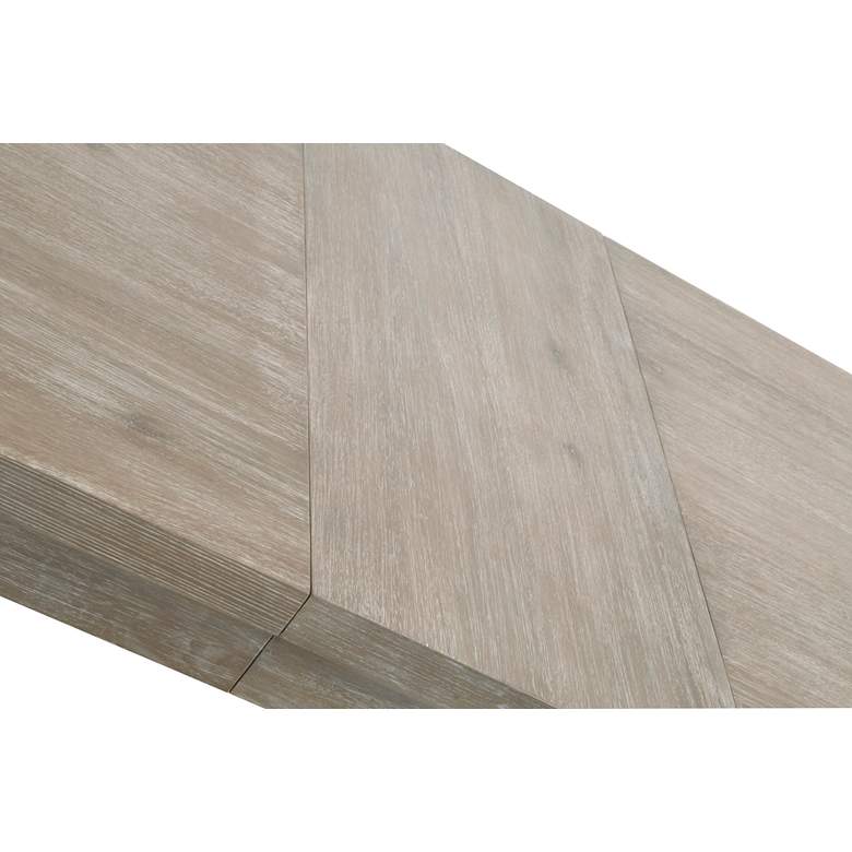 Image 7 Adler 102 1/2" Wide Natural Gray Extendable Dining Table more views