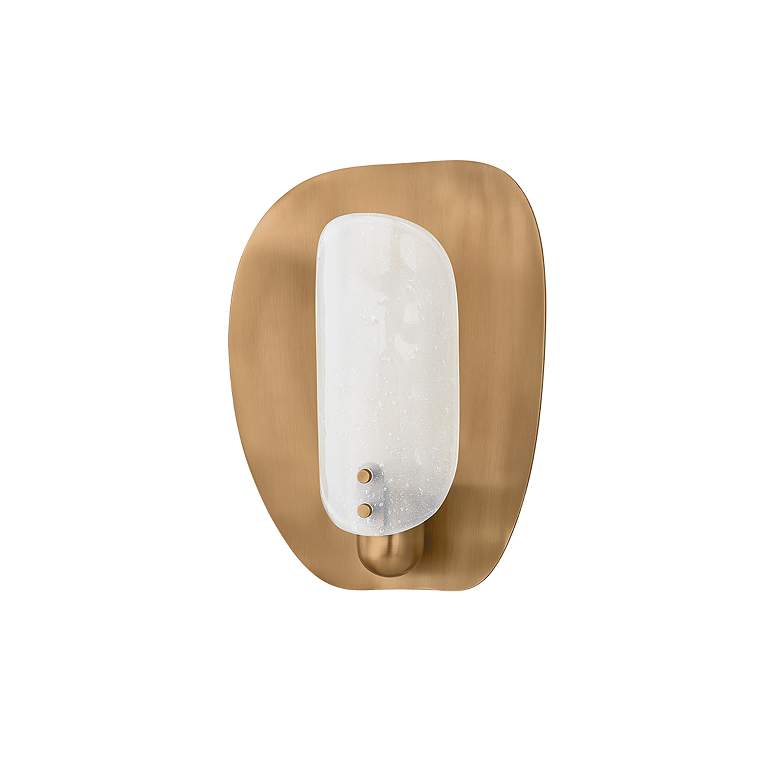 Image 1 Adler 12 1/2" High Patina Brass Wall Sconce