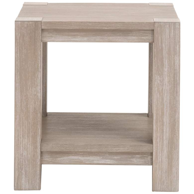 Image 1 Adler End Table, Natural Gray Acacia