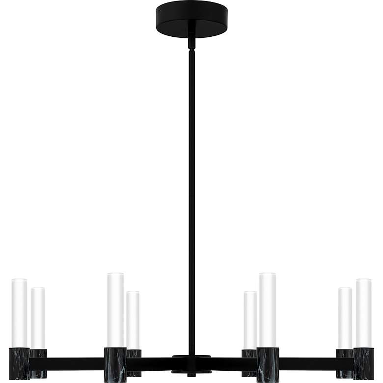Image 5 Adler Integrated LED Matte Black Chandelier more views