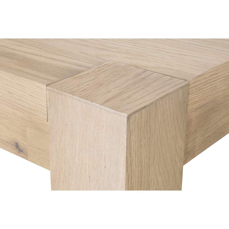 Image 2 Adler Light Honey Oak Wood Extension Dining Table more views