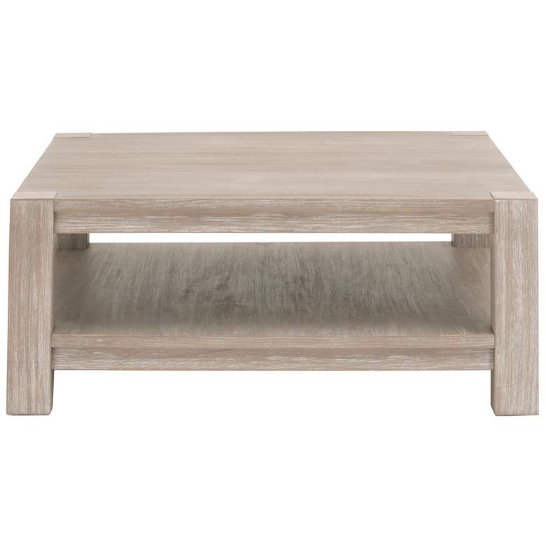 Image 1 Adler Square Coffee Table, Natural Gray Acacia