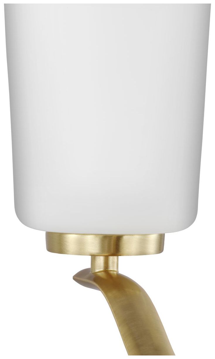 Adley Collection Nine-Light Etched White Glass Chandelier
