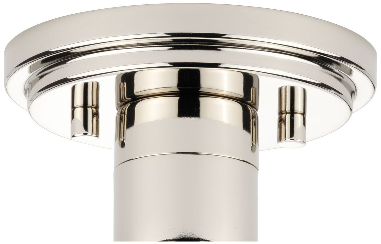 Adley Collection One-Light Clear Glass Flush Mount Light