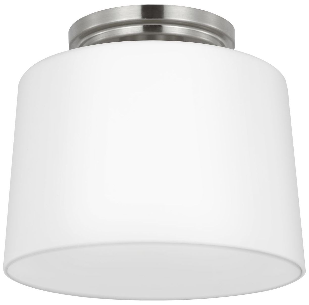 Image 5 Adley Collection One-Light Etched Opal Glass Flush Mount Light more views