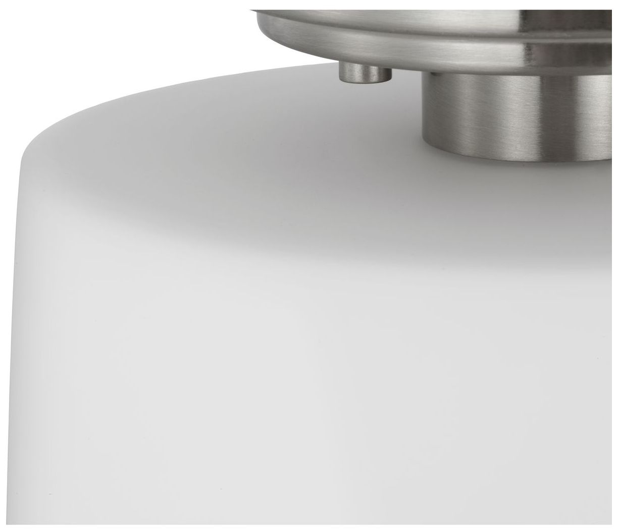 Adley Collection One-Light Etched Opal Glass Flush Mount Light