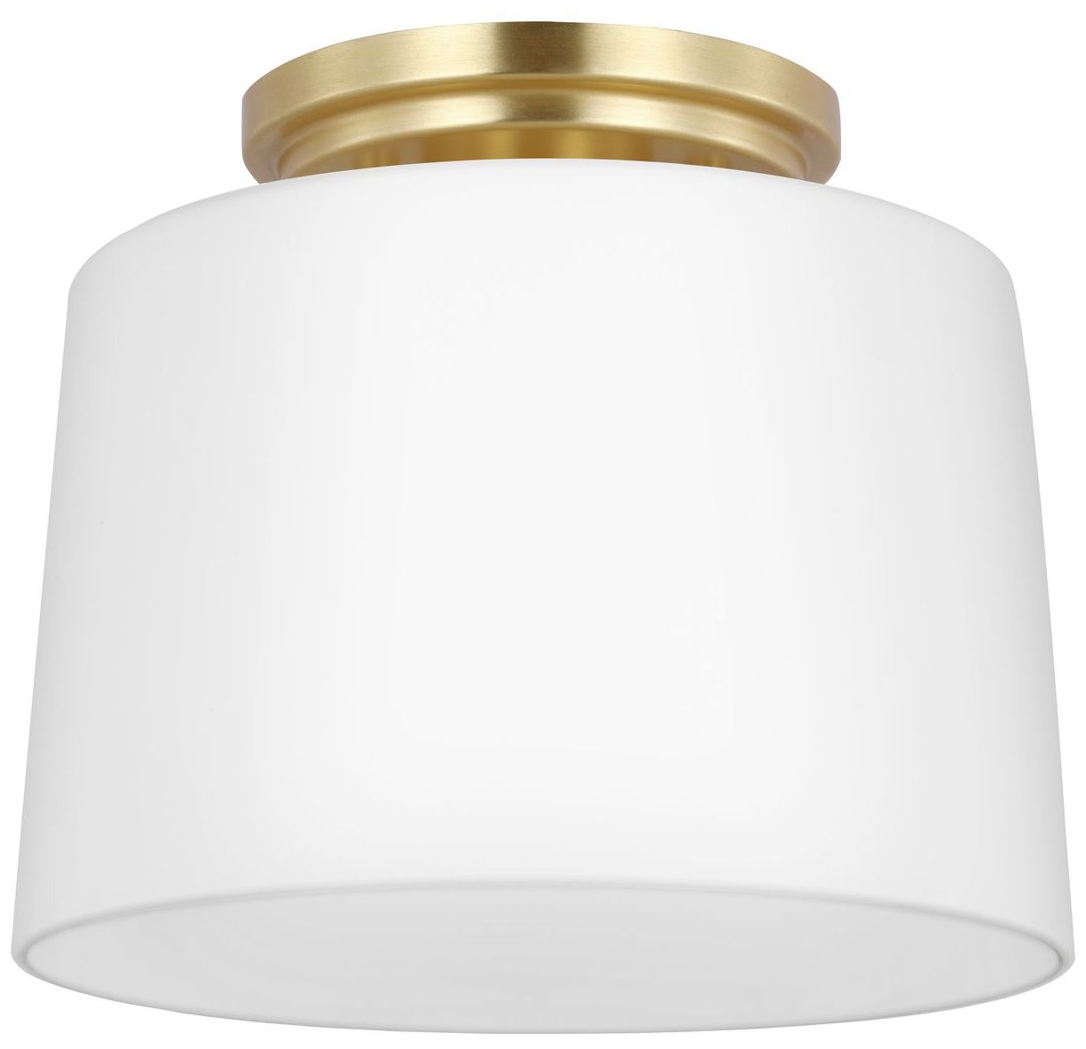 Adley Collection One-Light Etched Opal Glass Flush Mount Light